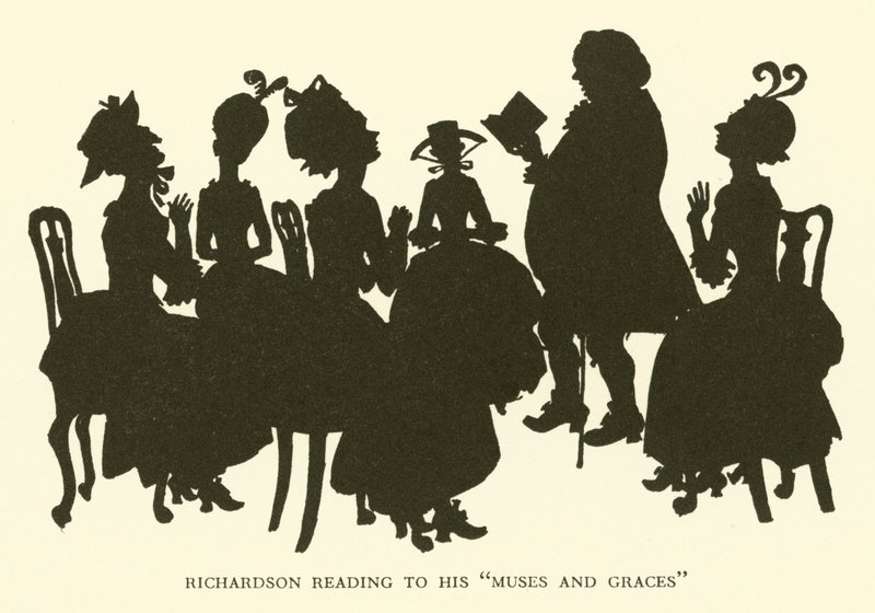 Richardson Reading to his "Muses and Graces" (rytina) od Hugh Thomson