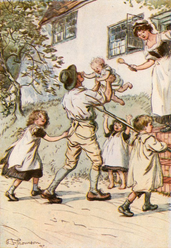 Otec, jehož návrat vítají hlasy mladých od Hugh Thomson