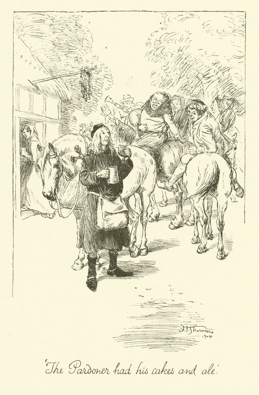 The Pardoner (litho) od Hugh Thomson