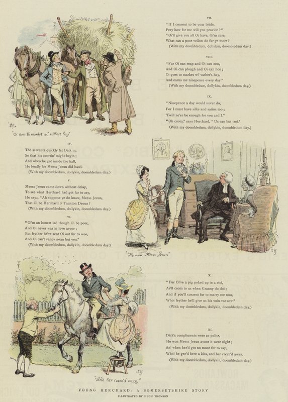 Mladý Herchard, somersetshirský příběh (chromolit) od Hugh Thomson