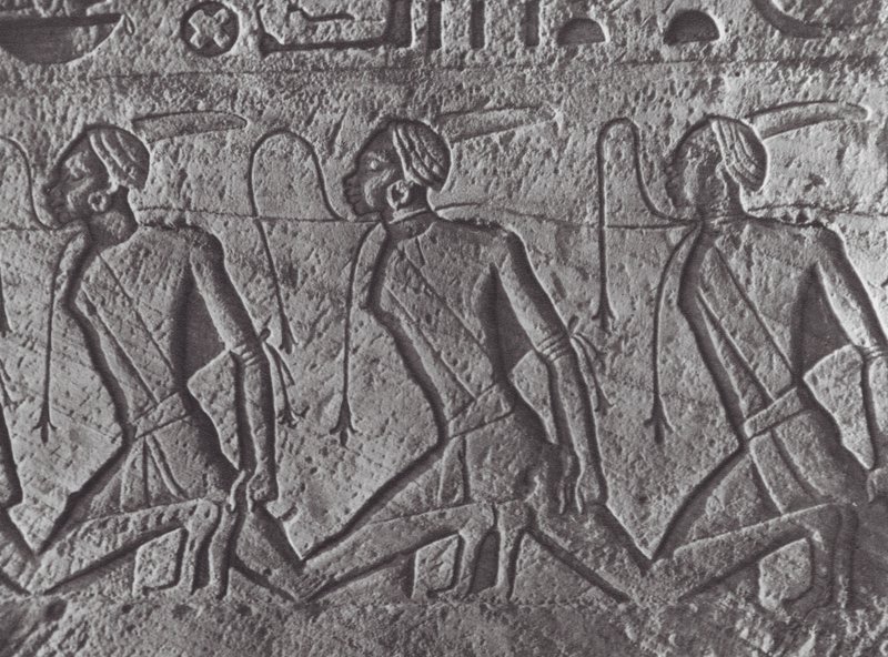 Afrika: (čb fotografie): pomoc Egyptu, přeprava zajatců, Núbie (čb fotografie) od Hugo Adolf Bernatzik