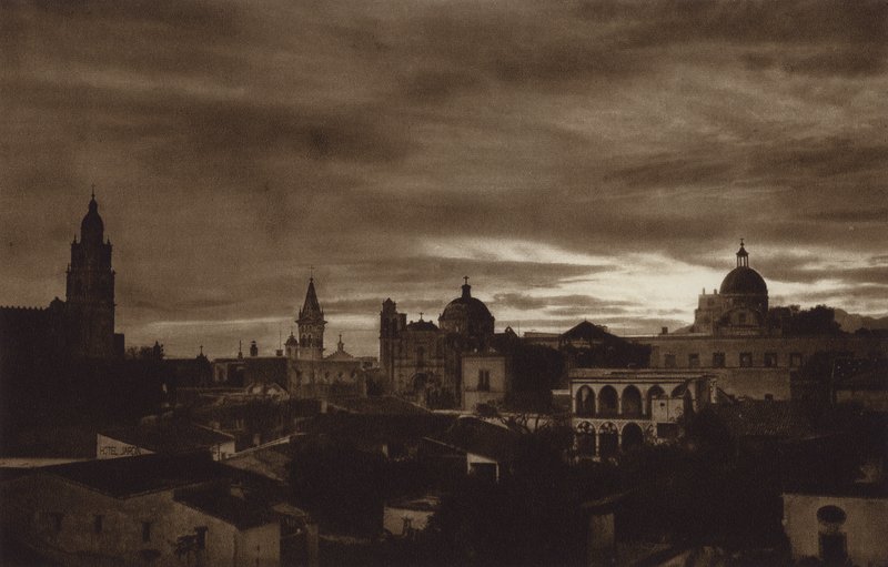 Mexiko: Cuernavaca (čb fotografie) od Hugo Brehme