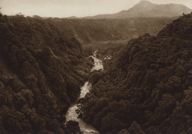 Mexiko: Orizaba, Kanada (čb fotografie) od Hugo Brehme