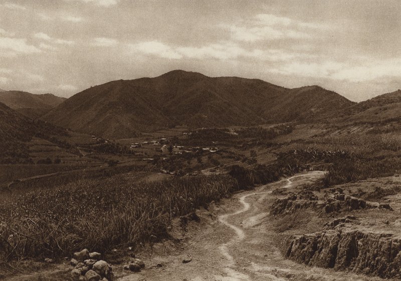Mexiko: San Bartolito (čb fotografie) od Hugo Brehme