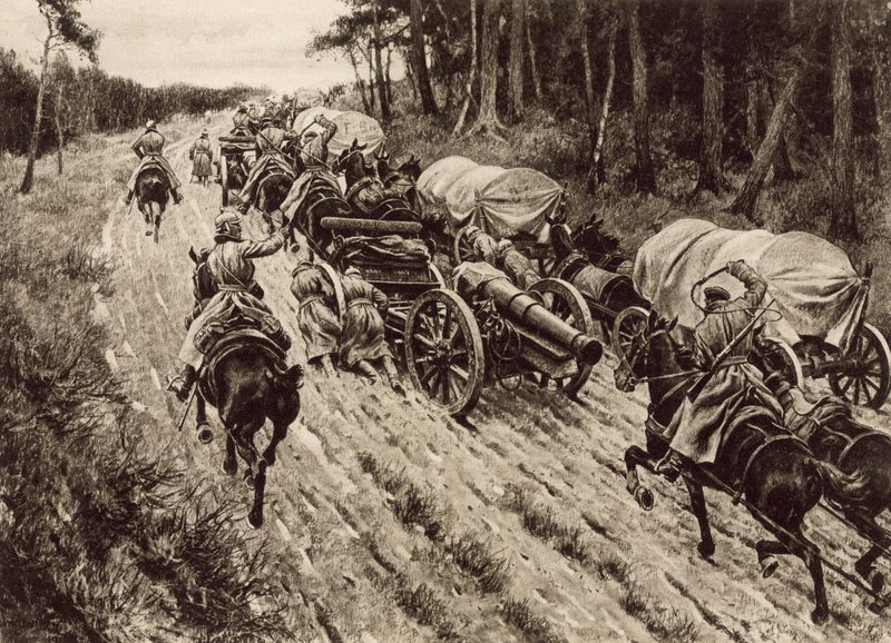 Západní fronta litho od Hugo Ungewitter