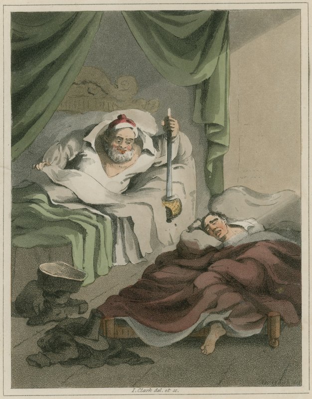 Ilustrace z Hudibras od Samuela Butlera od I Clark