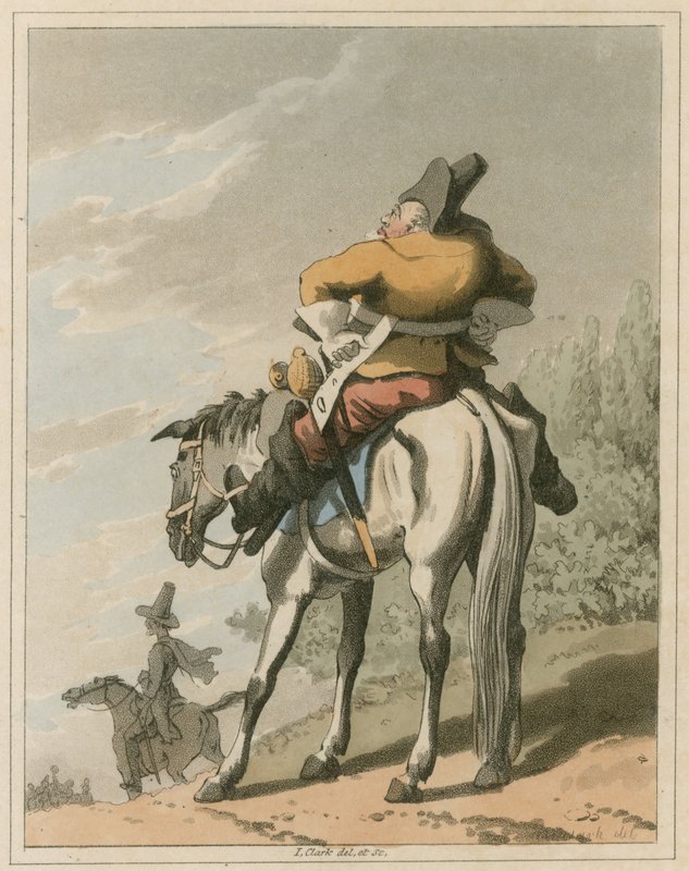 Ilustrace z knihy Hudibras od Samuela Butlera od I Clark