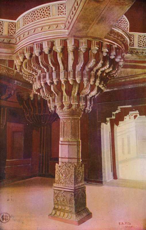 Agra: Chausath Khamba, Fatehpur Sikri, Agra (barevné foto) od Indian photographer