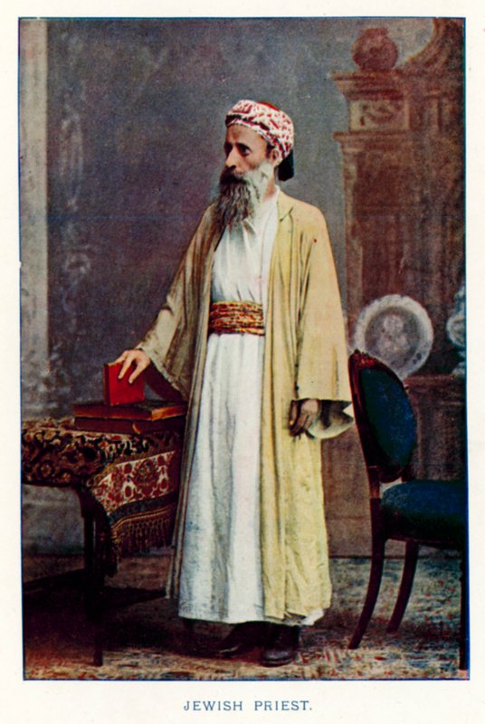 Indiánští domorodci: židovský kněz (barevná fotografie) od Indian photographer
