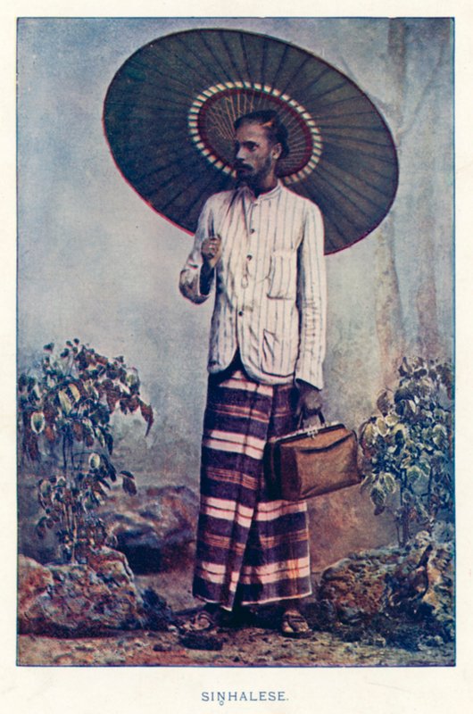 Indiánští domorodci: Sinhálci (barevná fotografie) od Indian photographer