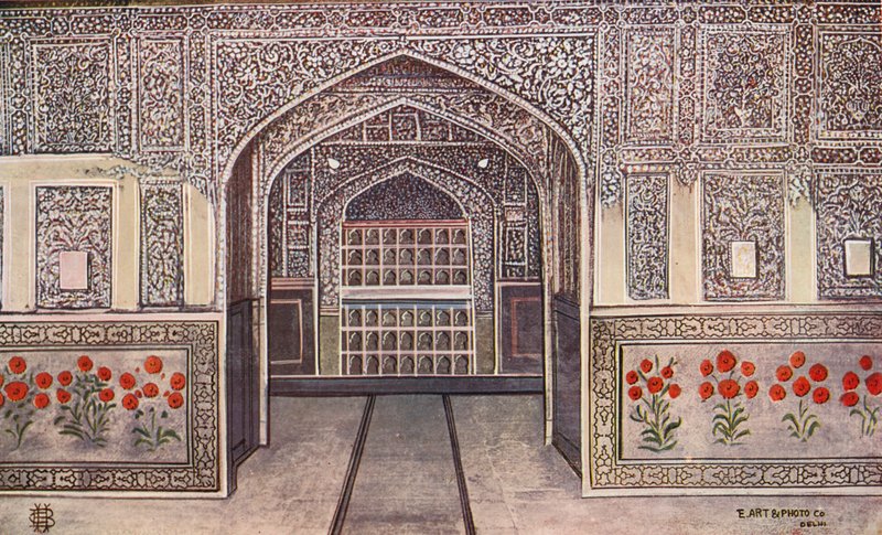 Šiš Mahal, pevnost Agra (barevné foto) od Indian photographer