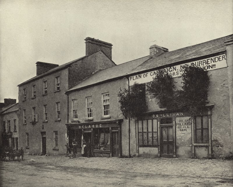 Pohled v Mitchelstown, County Cork (černobílá fotografie) od Irish Photographer