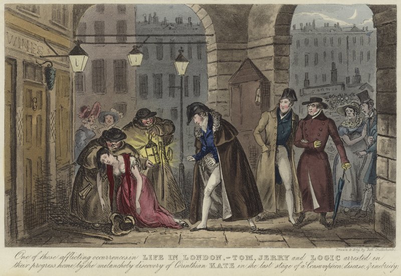 Život v Londýně od Isaac Robert Cruikshank