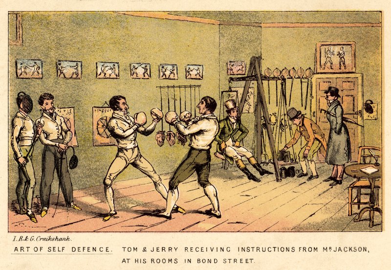 Umění sebeobrany od Isaac, Robert and George Cruikshank