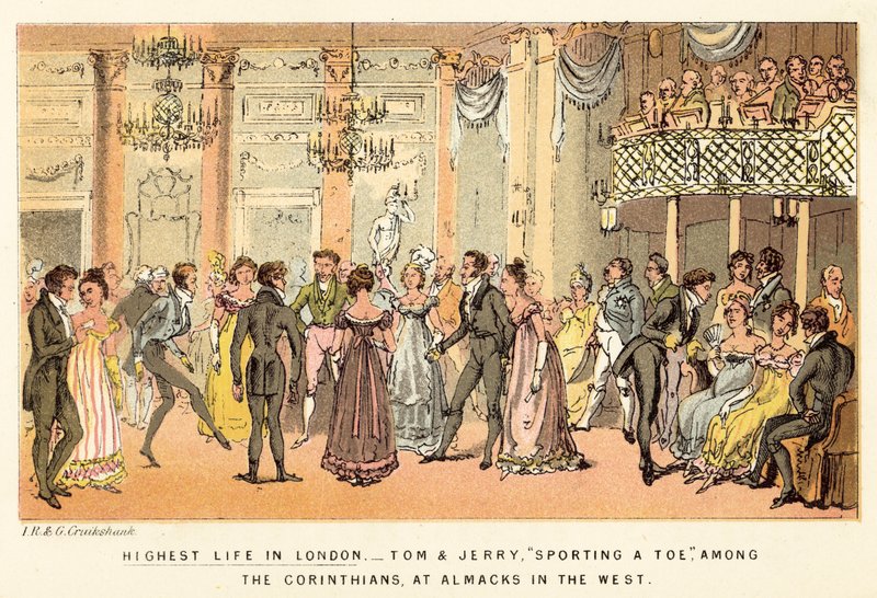 Nejvyšší život v Londýně od Isaac, Robert and George Cruikshank