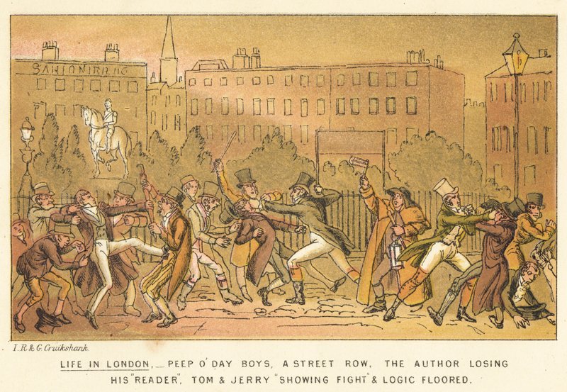 Život v Londýně od Isaac, Robert and George Cruikshank