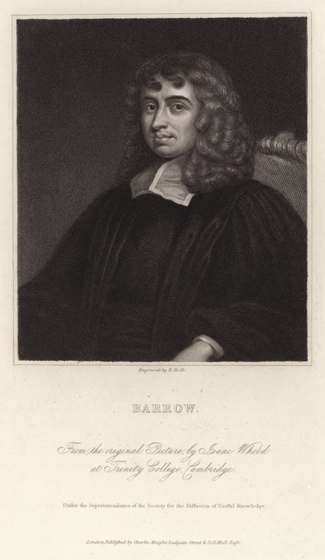 Portrét Isaaca Barrowa od Isaac Whood