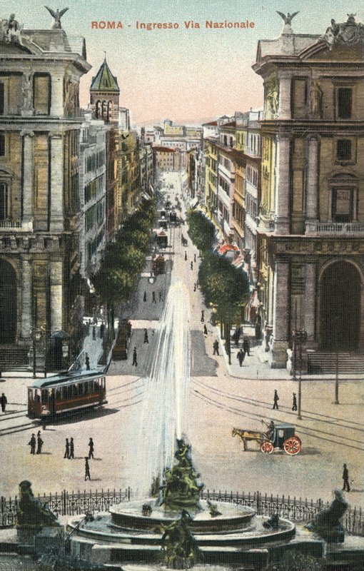 Řím, Itálie, Via Nazionale od Italian Photographer