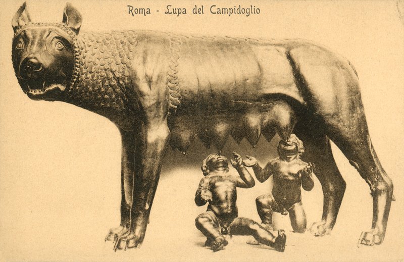 Řím, vlk z Campidoglio od Italian Photographer