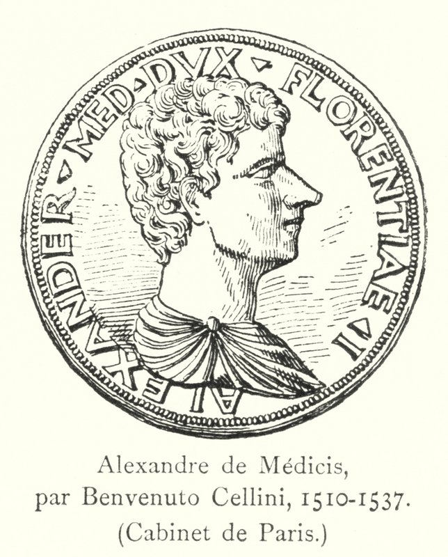 Alexandre de Medicis, par Benvenuto Cellini, 1510-1537, Cabinet de Paris od Italian School