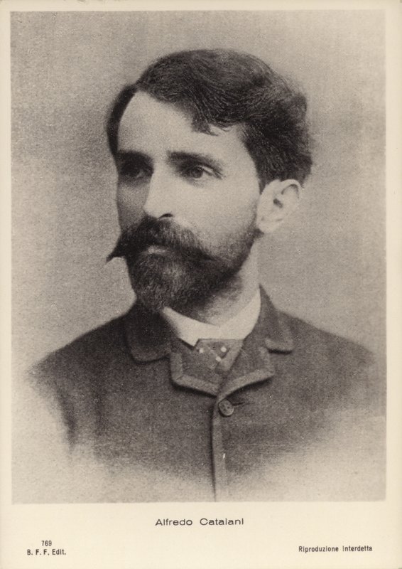 Alfredo Catalani , italský operní skladatel (1854-1893) od Italian Photographer