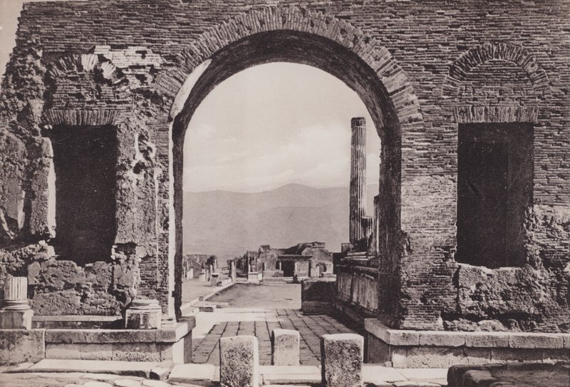Arco Di Nero, Neronův oblouk (černobílá fotografie) od Italian Photographer