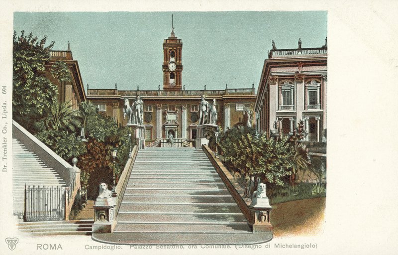 Campidoglio, Řím (barevná fotografie) od Italian Photographer