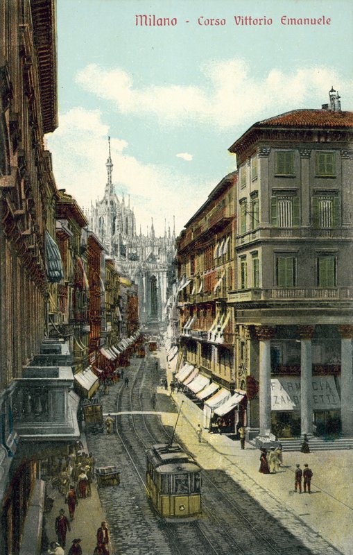 Corso Vittorio Emanuele, Milán od Italian Photographer