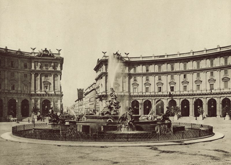 Exedra nebo náměstí Termini od Italian Photographer