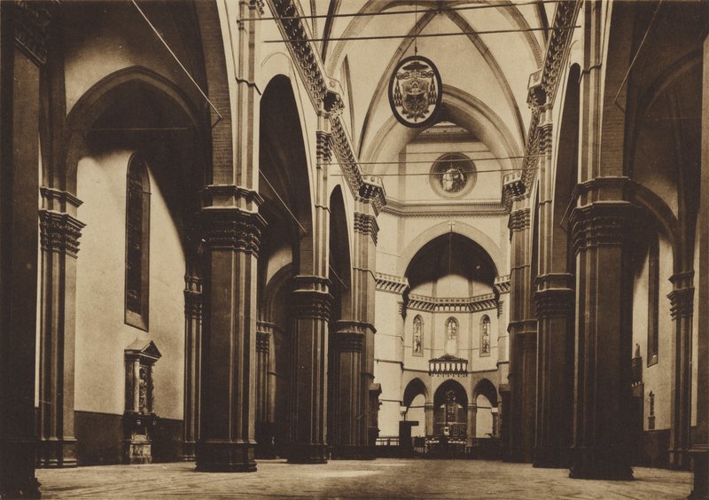 Firenze / Florencie: Interiér katedrály Duomo (černobílá fotografie) od Italian Photographer