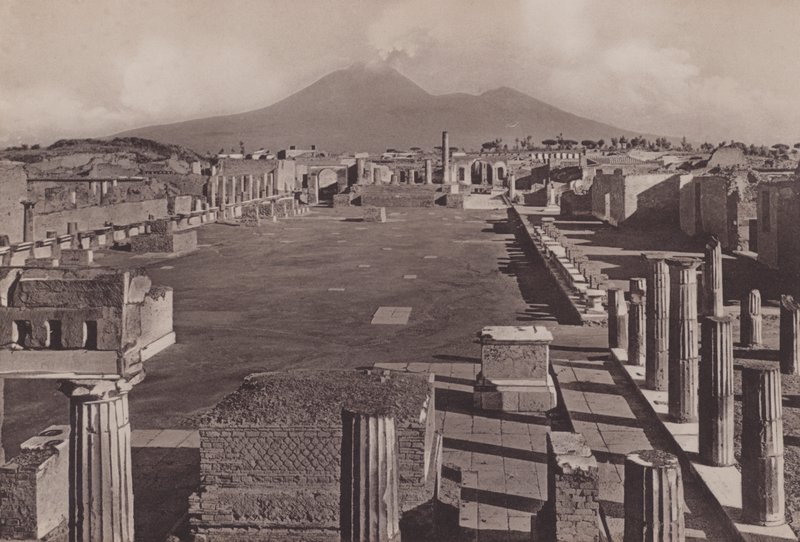 Foro Civile, The Forum (č/b foto) od Italian Photographer