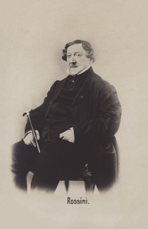 Gioachino Rossini , italský skladatel od Italian Photographer