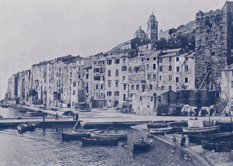Itálie: Golfe de la Spezia, Portovenere (černobílá fotografie) od Italian Photographer