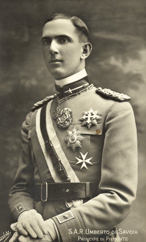 Italský král Umberto II od Italian Photographer