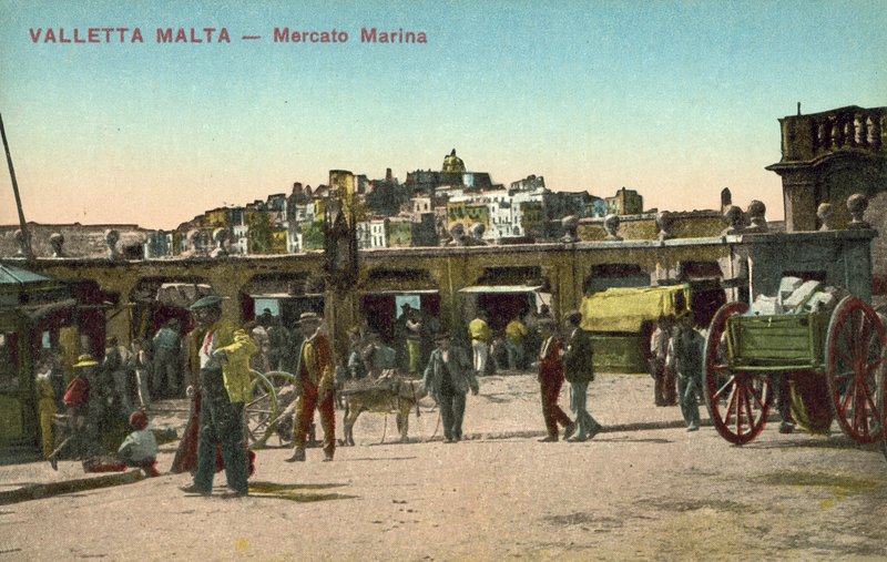 Marina market, Valletta (barevné foto) od Italian Photographer