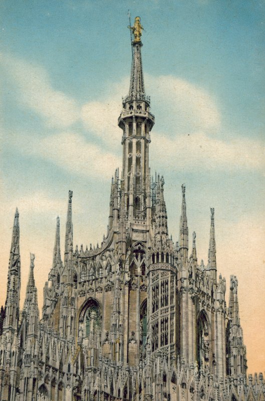 Milán / Milan: La Madonnina (barevné foto) od Italian Photographer