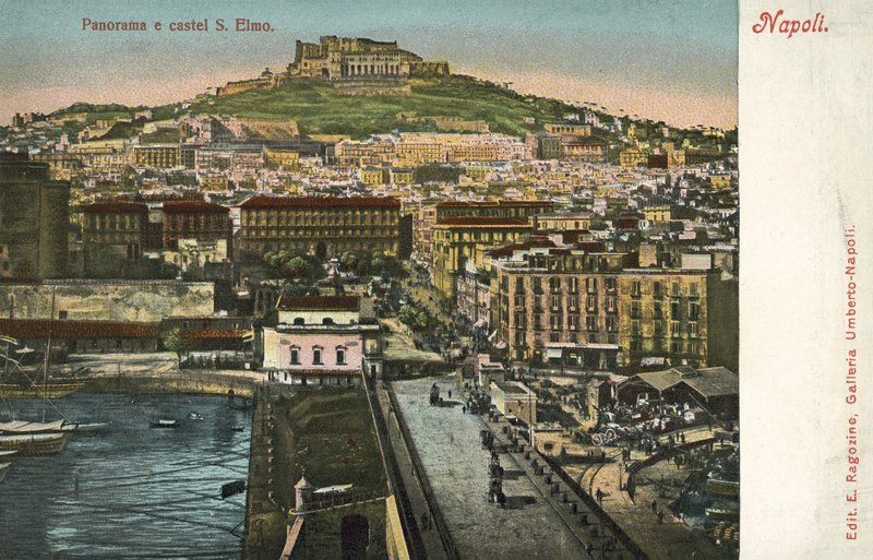 Neapol, Itálie, Panorama, Castel S Elmo od Italian Photographer