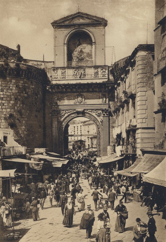 Neapol: Porta Capuana (černobílá fotografie) od Italian Photographer