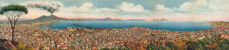 Neapol / Neapol: Panorama Generale (barevné foto) od Italian Photographer