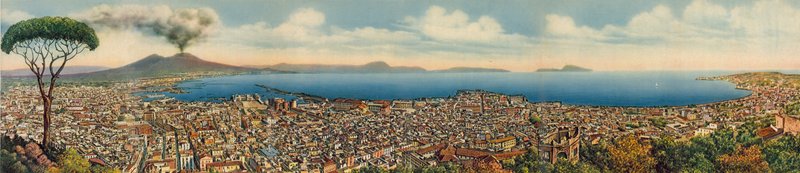 Neapol / Neapol: Panorama Generale (barevné foto) od Italian Photographer