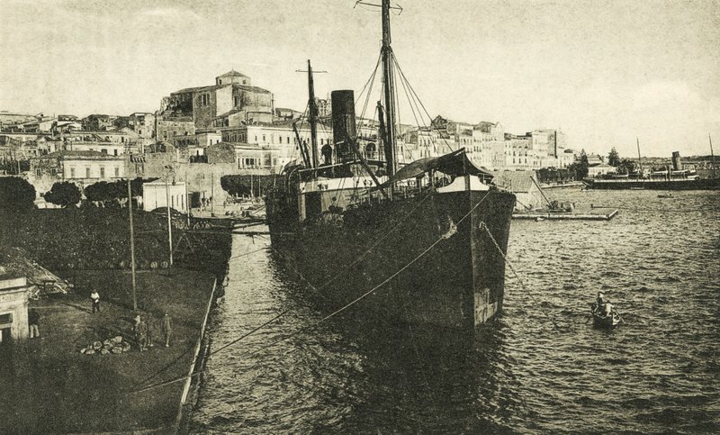 Panorama z přístavu (čb fotografie) od Italian Photographer