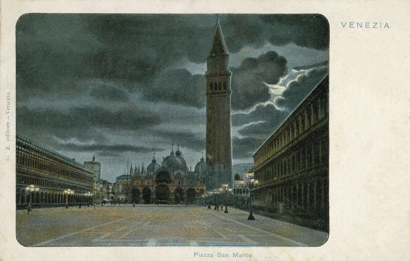 Piazza San Marco, Benátky (barevné foto) od Italian Photographer