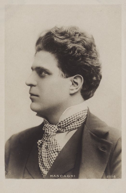 Pietro Mascagni , italský skladatel od Italian Photographer