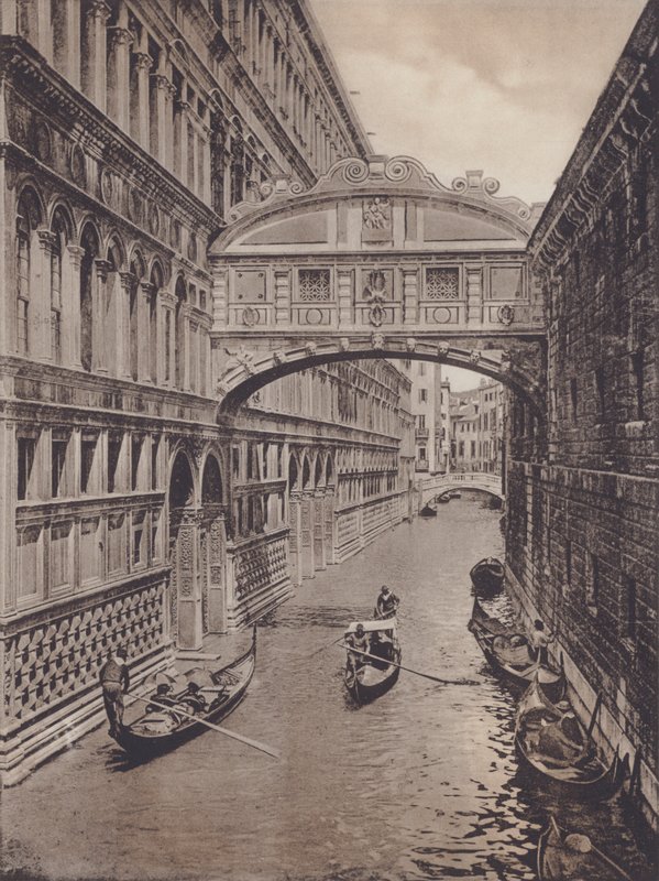 Most vzdechů (černobílá fotografie) od Italian Photographer
