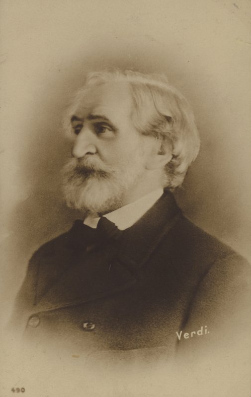 Portrét Giuseppe Verdiho od Italian Photographer