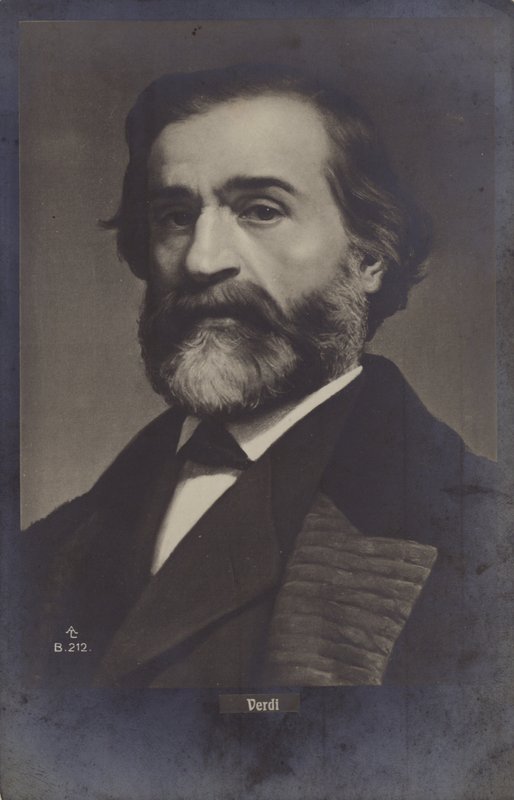 Portrét Giuseppe Verdiho od Italian Photographer