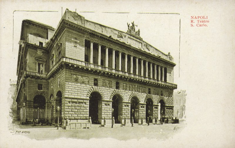 Skutečné Teatro di San Carlo, Neapol od Italian Photographer