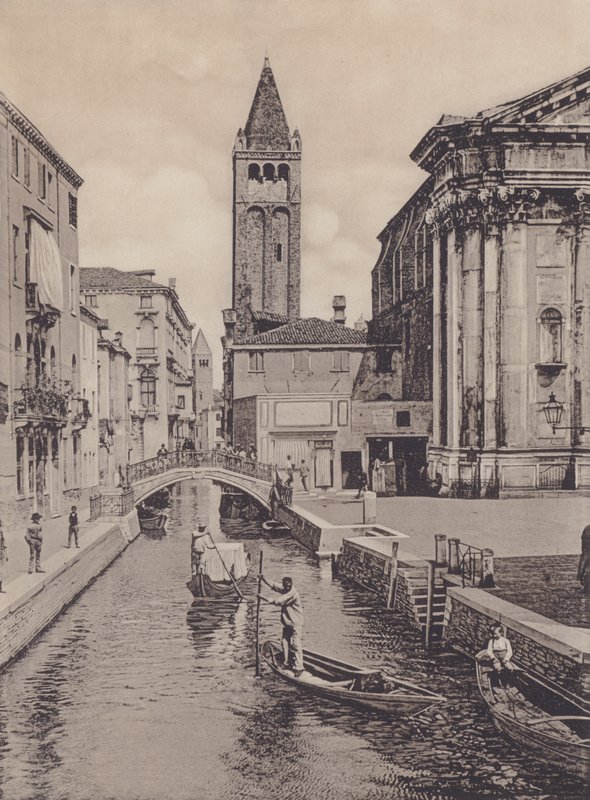 Rio S Barnaba (černobílá fotografie) od Italian Photographer