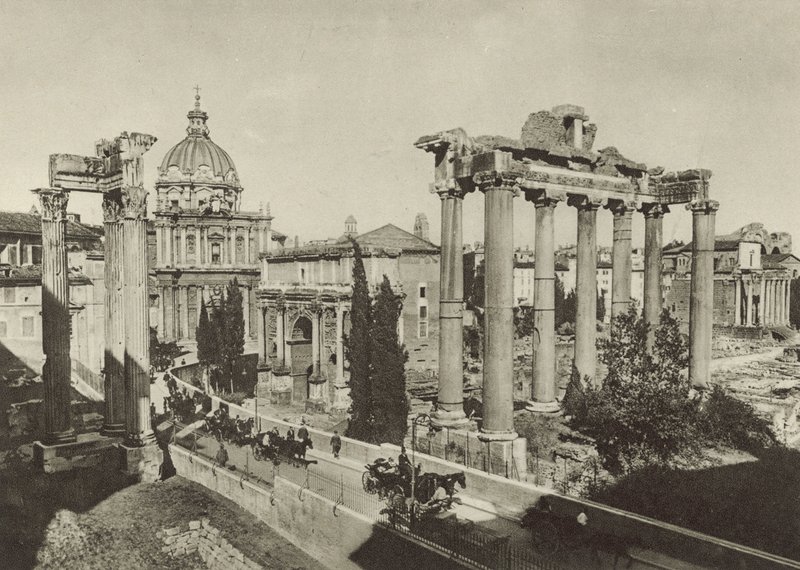 Forum Romanum s novými vykopávkami od Italian Photographer