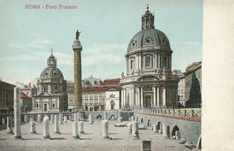 Řím, Itálie, Trajánovo fórum od Italian Photographer
